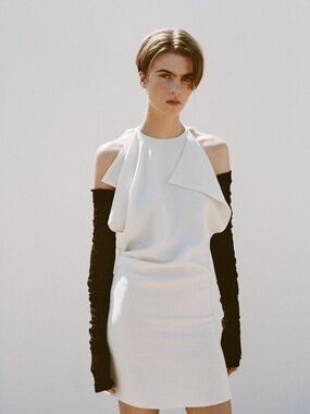 ZARA SHORT DRAPED DRESS -
CIRCX ZARA